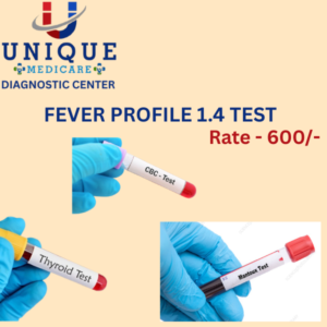FEVER PROFILE 1.4 TEST ( CBC,MP CARD, TYPHYDOT IgM IgG)