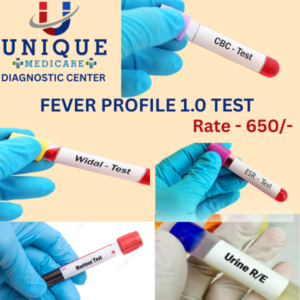 FEVER PROFILE 1.0 (CBC,MP CARD,WIDAL,ESR, URINER/M)